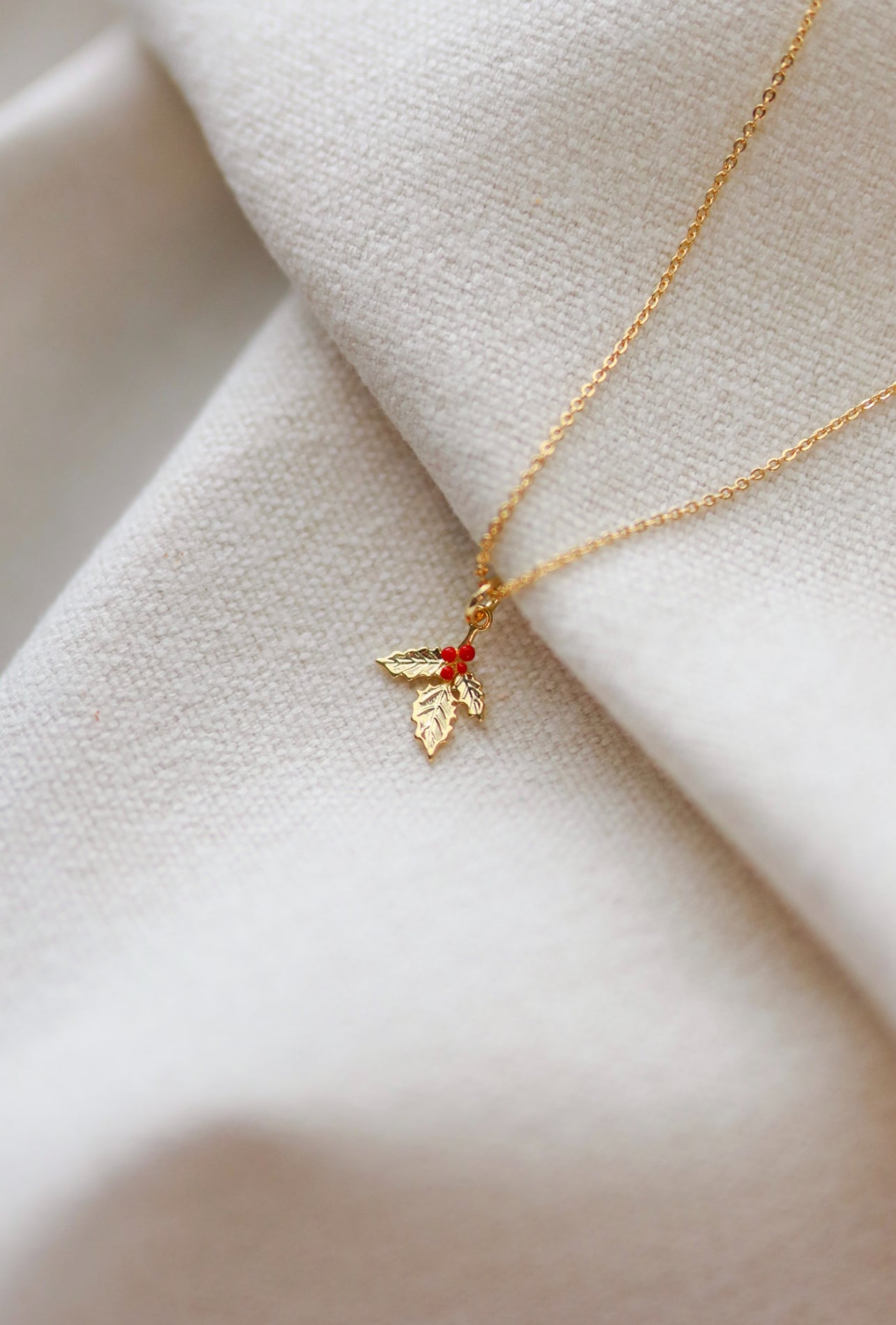 Bells of Holly Necklace
